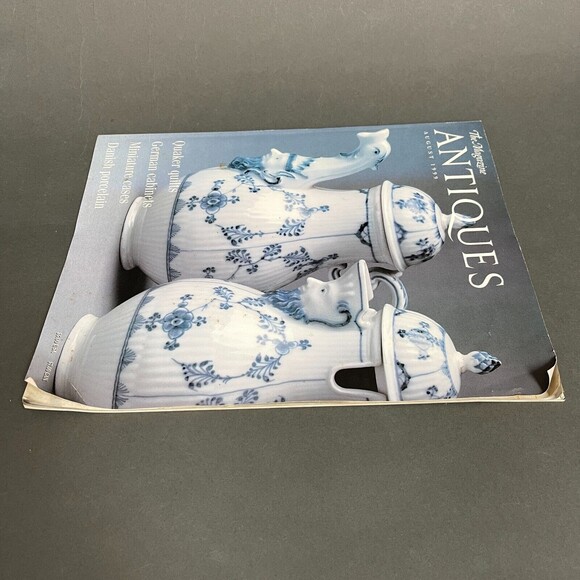 The Magazines Antiques August 1999 Quaker Quilts Miniature Cases Danish Por - Picture 5 of 7